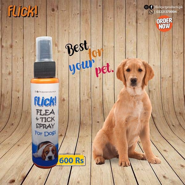 Dog and Cat Shampoo & flea and tick Spray 5