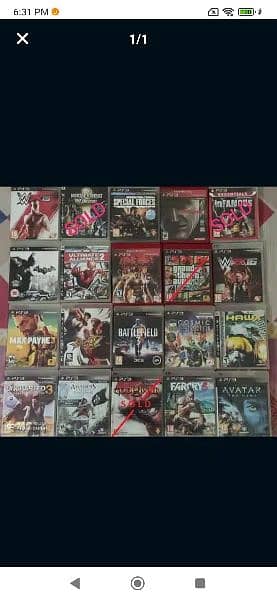 PlayStation PS3 Games, 1400 Each 0