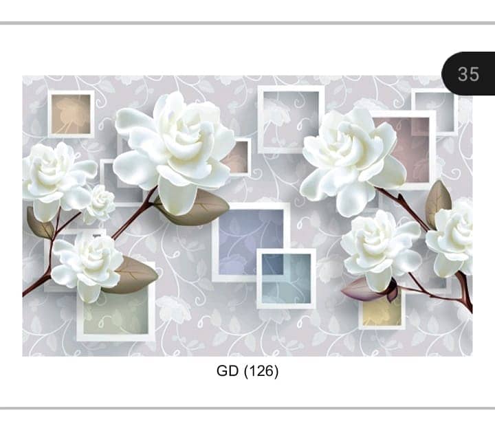 3D Flex Wallpaper Customized Wallpaper Canvas Sheet Office Wallpaper 12