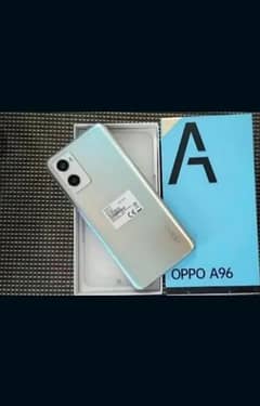oppo A96.8+5 128 duble town ice silver blue coler
