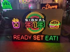 3d Neon signs / events party ambiance neon sign board / Neon letters 0