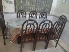 Dining Table with Eight Chairs selling