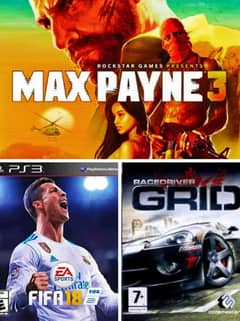 GTA 5 / Race Driver: Grid / Max Payne 3 - PlayStation 3 / PS3 Game