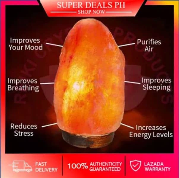 Natural Himalayan Pink Salt Lamp 1