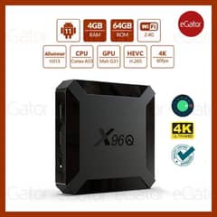 X96Q | 4GB-64GB | Android 10 | 4K Resolution | Android TV Box