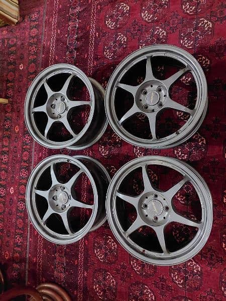 Original Japanesw Buddy Club 17 Inch Alloy Rims Forsale 0