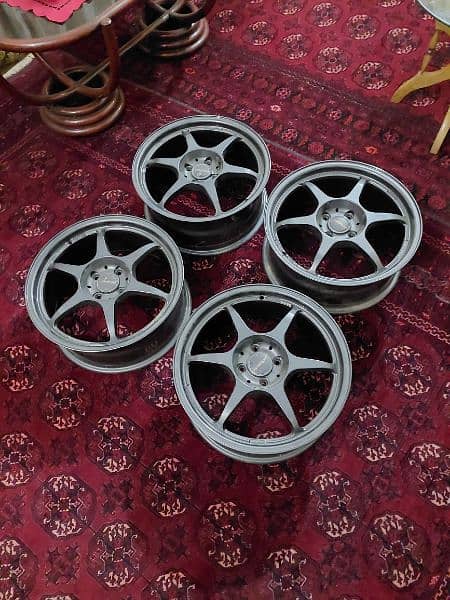 Original Japanese Buddy Club 17 Inch Alloy Rims Forsale 4