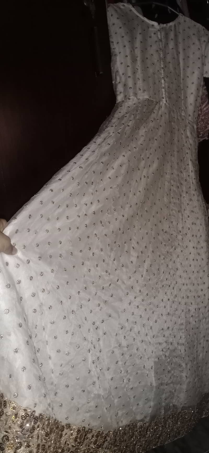 Off White maxi For nikkah nd party wear 3