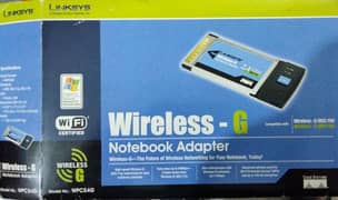 WIFI Adapter WPC54G LinkSys Cisco 0