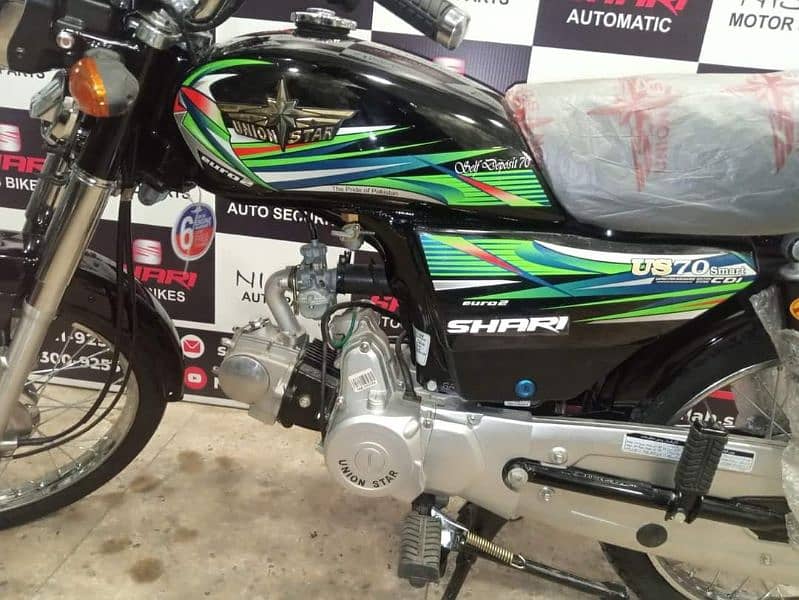 Union Star Fully Automatic Bike Available In Islamabad & Lahore 9