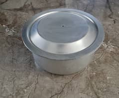 Original Cooking Pot -Silver Steel-14 inches large size-Brand New