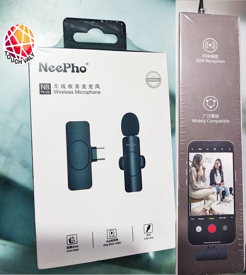 Wireless Microphone NeePho N8 30 mtr Reception Range 2
