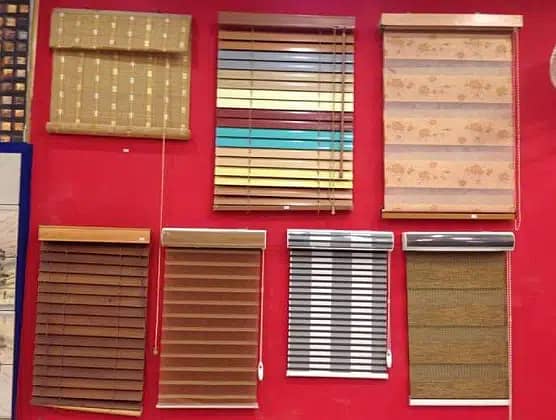 Window blinds Remote Control  Wooden floor PVC Vinyl floor Wallpapers 1