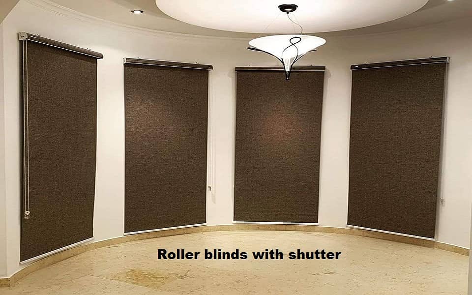 Window blinds Remote Control  Wooden floor PVC Vinyl floor Wallpapers 8