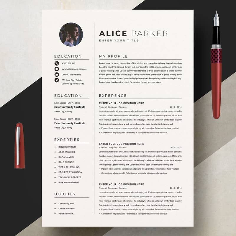 Writing CV, Resume, CV Maker - CV Designer Professional - Cover Letter 0