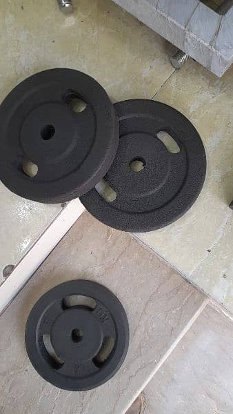 5kg Pair Rubber Dumbbells 2