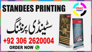 X Standees in Lahore Panda Standy Roll Up Panaflex Printing Digital 3D