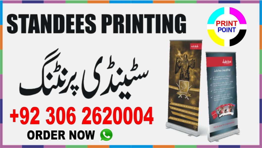 X Standees in Lahore Panda Standy Roll Up Panaflex Printing Digital 3D 0