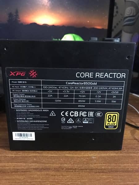 Xpg Core Reactor 850watt Gold PSU Fully Modular 2