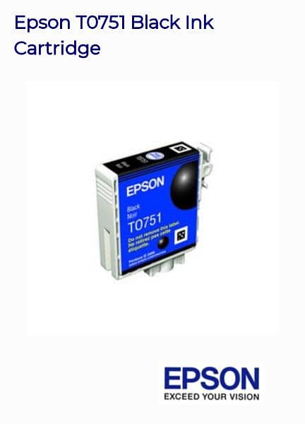 Epson T0751 Black Ink Cartridge 0