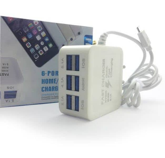 6 port usb Charger 1