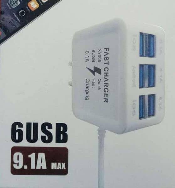6 port usb Charger 2