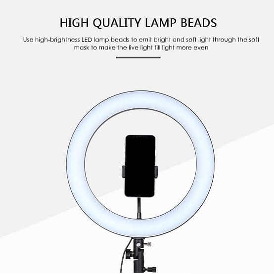 Ring light 26cm Simple & RGB mobile holder & ball head 26 cm 10" inch 3