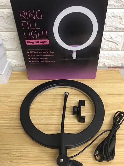 Ring light 26cm Simple & RGB mobile holder & ball head 26 cm 10" inch 4