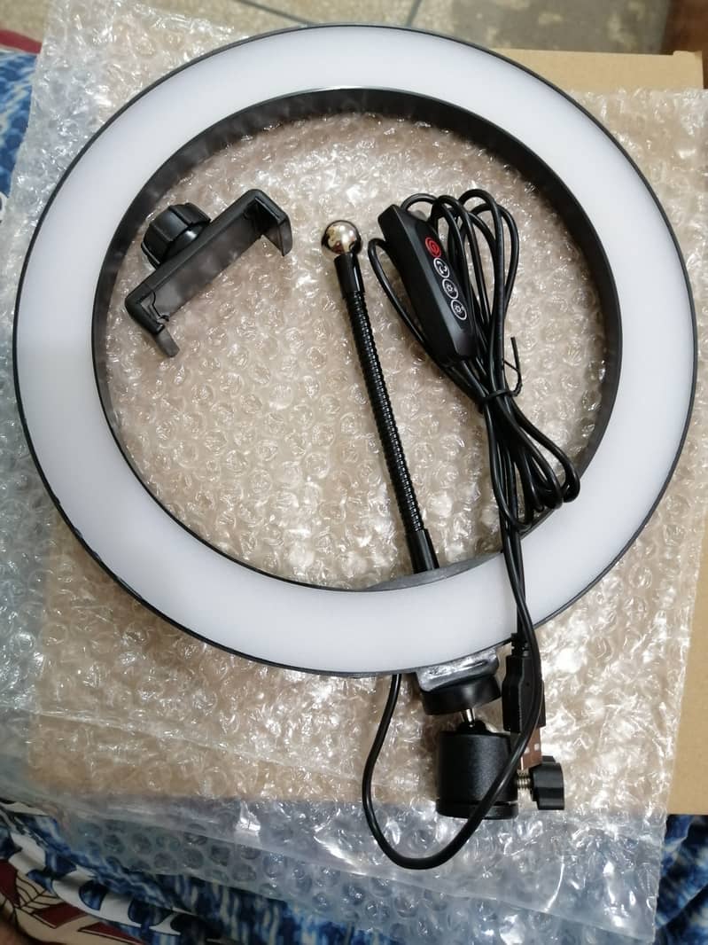 Ring light 26cm Simple & RGB mobile holder & ball head 26 cm 10" inch 6