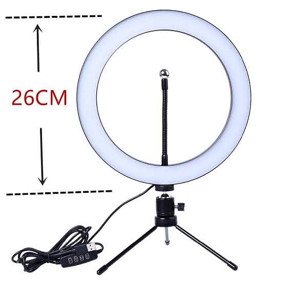 Ring light 26cm Simple & RGB mobile holder & ball head 26 cm 10" inch 9