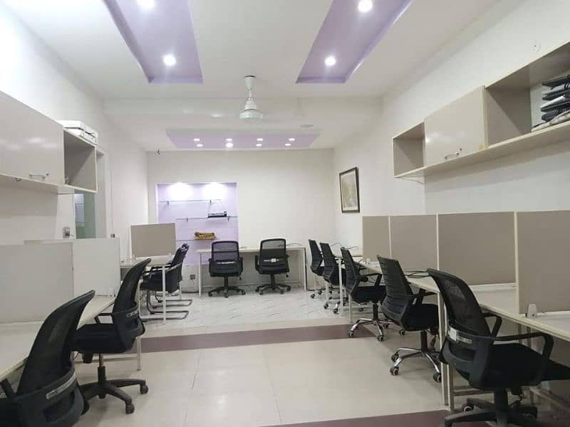 Coworking space, co work space shared offices Allama Iqbal town Lahore 0