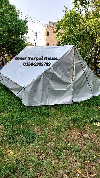 Water Proof Perashute Tent,Relief Tent,Relief Camp,Labour Tent,Camp, 1