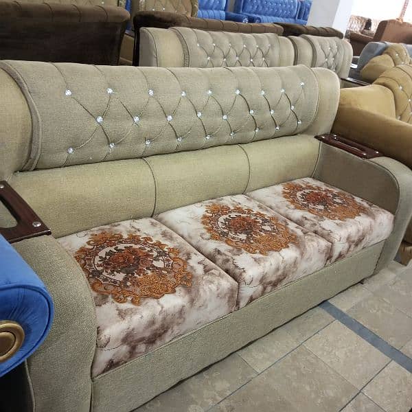 New style six seater sofa set 1,2,3 on wholesale rate 4