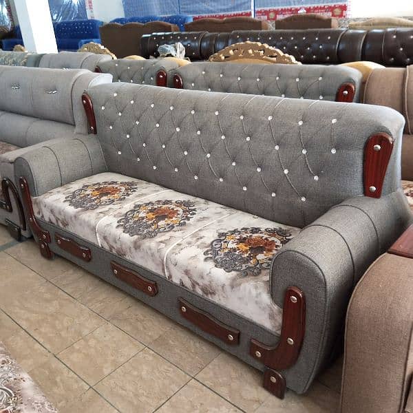 New style six seater sofa set 1,2,3 on wholesale rate 6