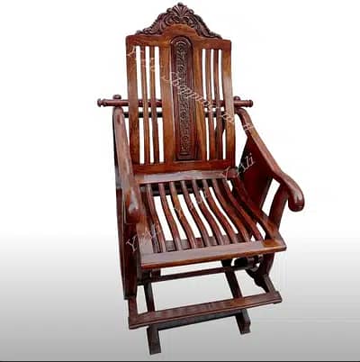 chiniot Solid Sheesham wood chinioti rocking swing relaxing chair 1
