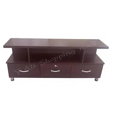5 feet Three Drawer Wooden Sheet Led Tv Table console 1