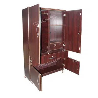 D2 Fixed Price 6x4 Feet Center Drawer 4 door Cupboard ( wardrobe safe) 1
