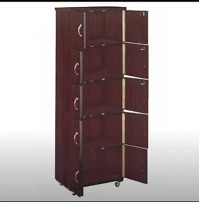 Wooden Ten Door Kitchen Cabinet Cupboard ,Wardrobe Almari safe 1