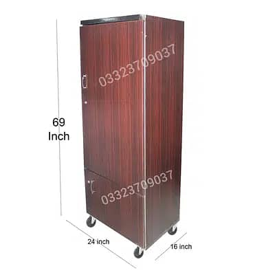 D3 wooden 6x2 feet single door Cupboard 0
