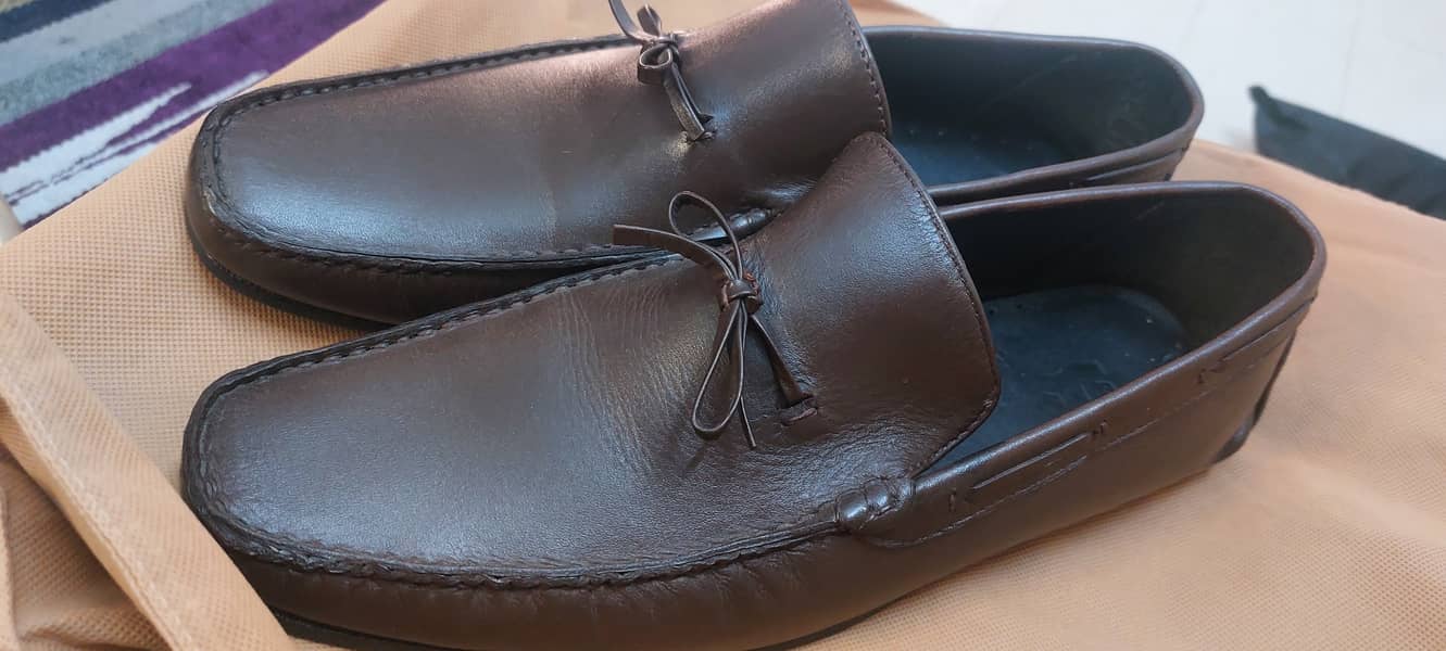 Studio Empoli Elegant Leather Loafer With Decorative Laces - Brown 3