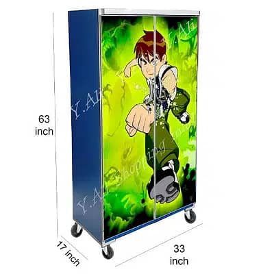 Sticker 5x3 feet cartoon theme cupboard in different design and color 2