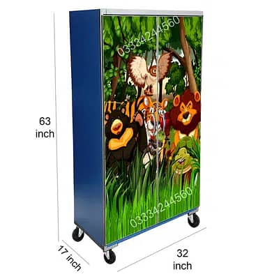 Sticker 5x3 feet cartoon theme cupboard in different design and color 16