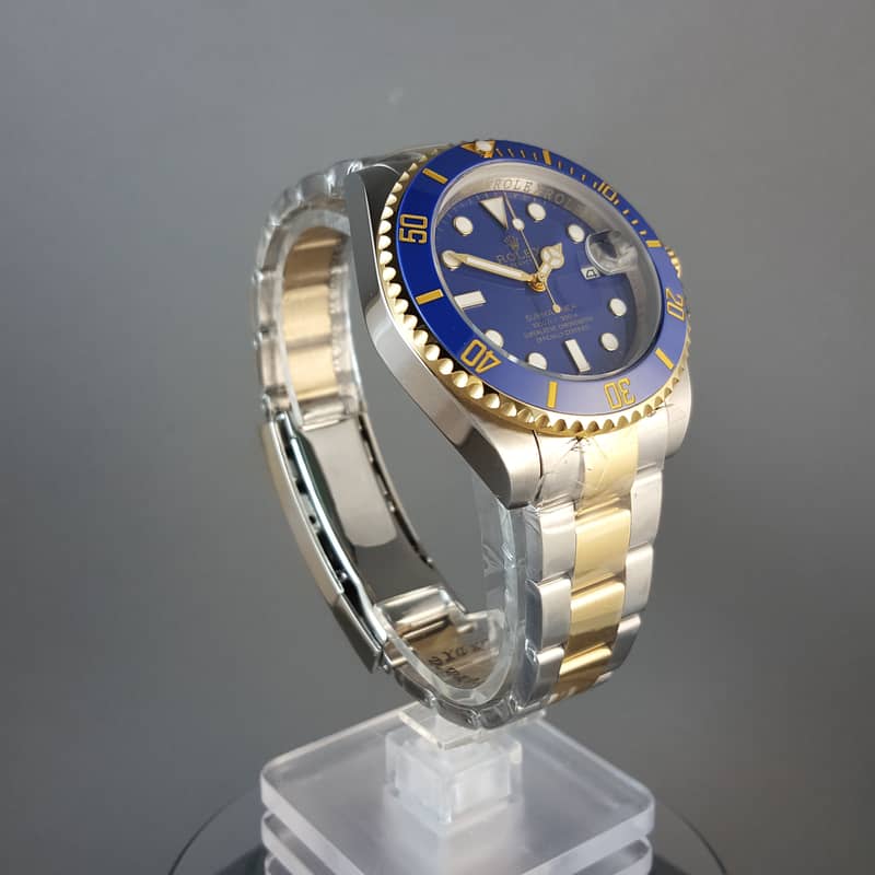 ROLEX SUBMARINER TO TON BLUE DIAL WATCH FOR MEN 0
