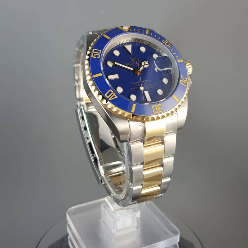 ROLEX SUBMARINER TO TON BLUE DIAL WATCH FOR MEN 1
