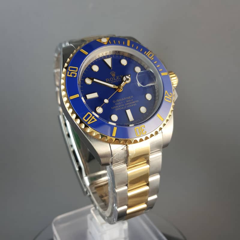 ROLEX SUBMARINER TO TON BLUE DIAL WATCH FOR MEN 2