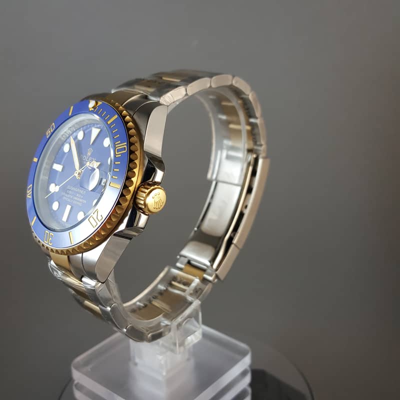 ROLEX SUBMARINER TO TON BLUE DIAL WATCH FOR MEN 9