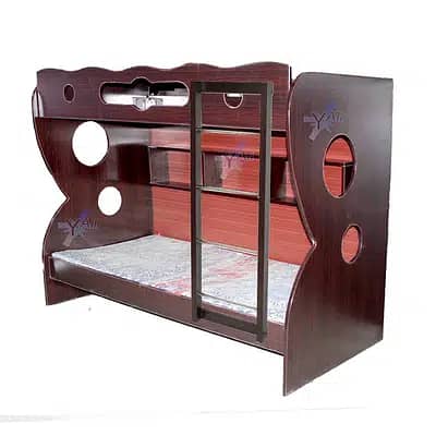 Wooden sheet multi color Bed for kids bunk bed 1