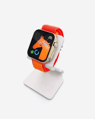 Apple Watch Ultra Series'8 HW8 ULTRA With Orange Alpine Loop Strap 7