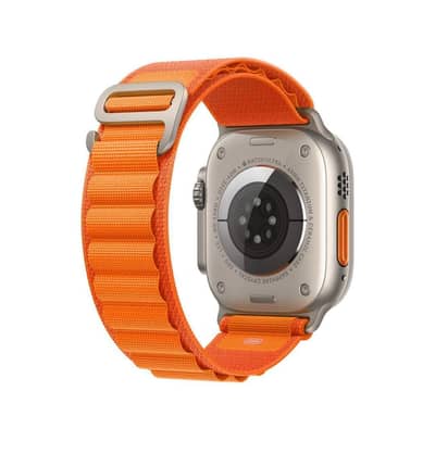 Apple Watch Ultra Series'8 HW8 ULTRA With Orange Alpine Loop Strap 11