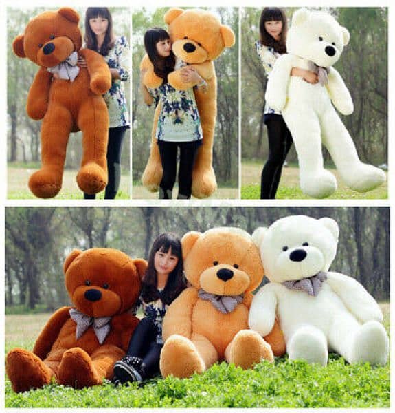 Teddy bears  3.5' 4 ' 4.5 ' 5.25 ' 6 ''7 '9 feet teddy bears 12